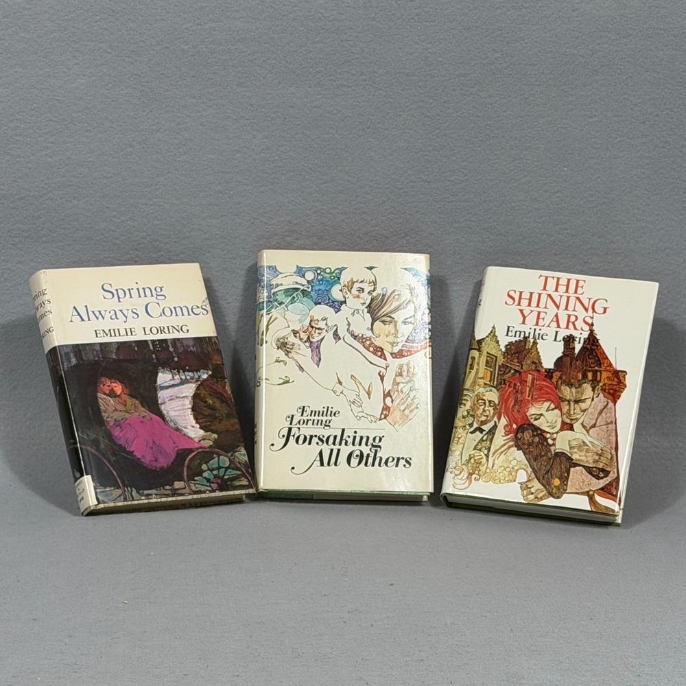 Vintage Emilie Loring Book Lot HC/DJ Includes The Shining Years First Edition